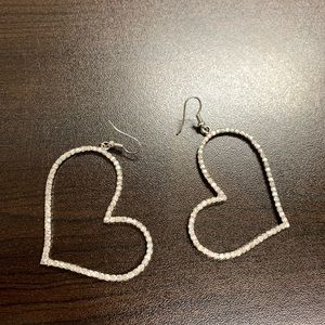 4/$19🔥 Heart silver earrings